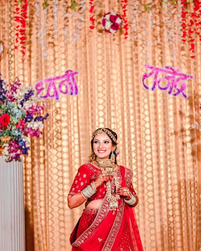 Bride Portrait in Lehanga